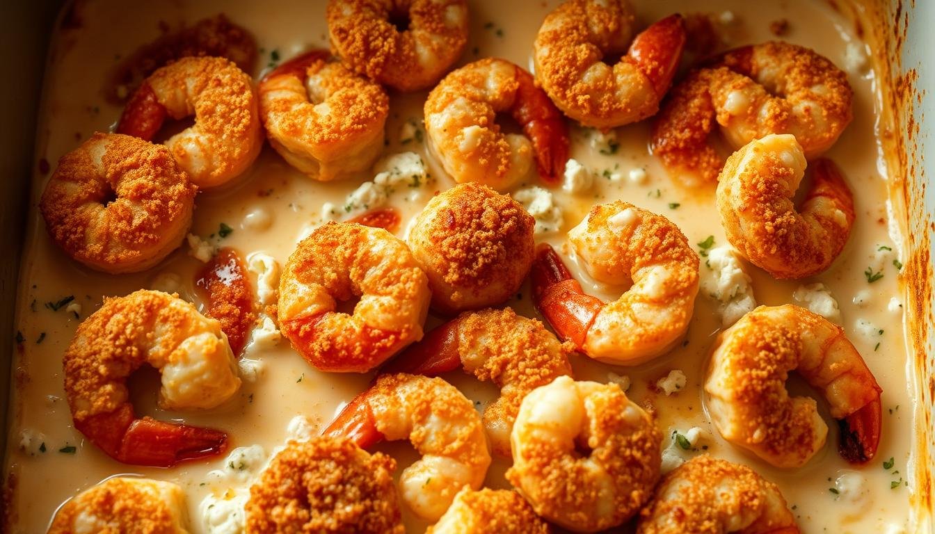 Panko Shrimp and Feta Bake: 5-Ingredient Easy Seafood Casserole