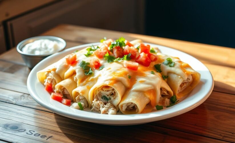 White Chicken Enchiladas Recipe