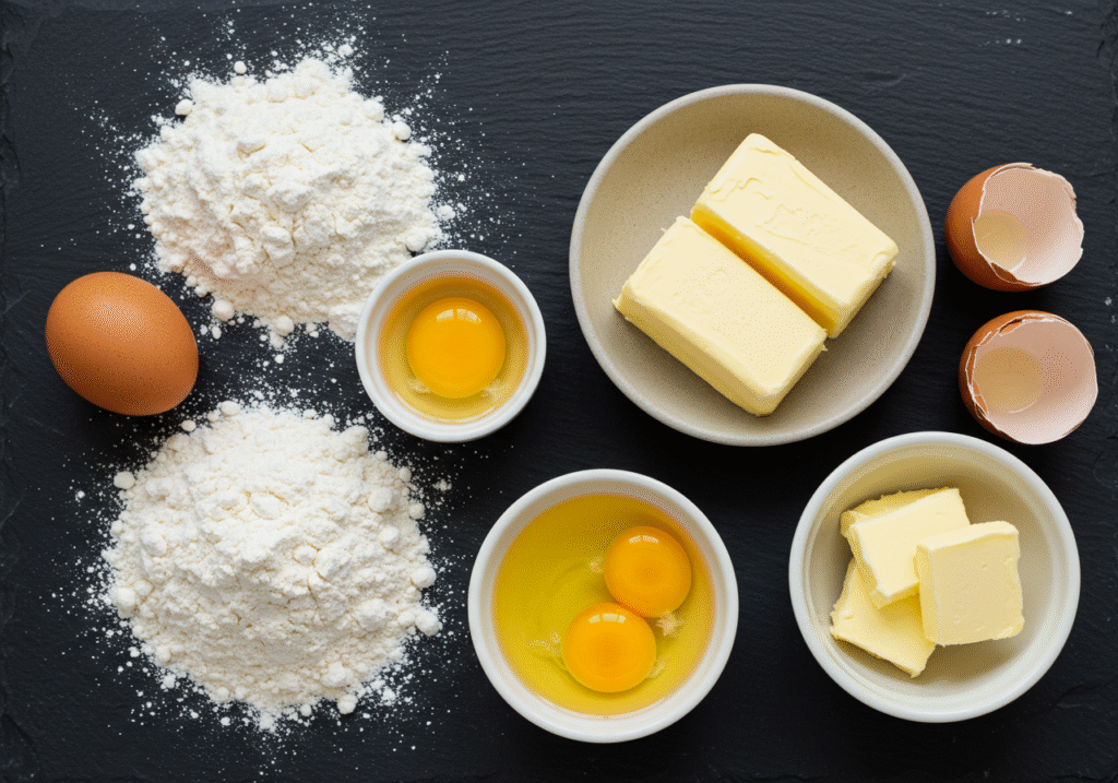 Butter Cake Recipe ingrediants