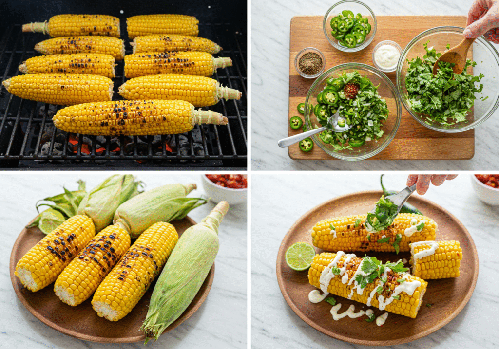 Step-by-step Street Corn Recipepreparation guide