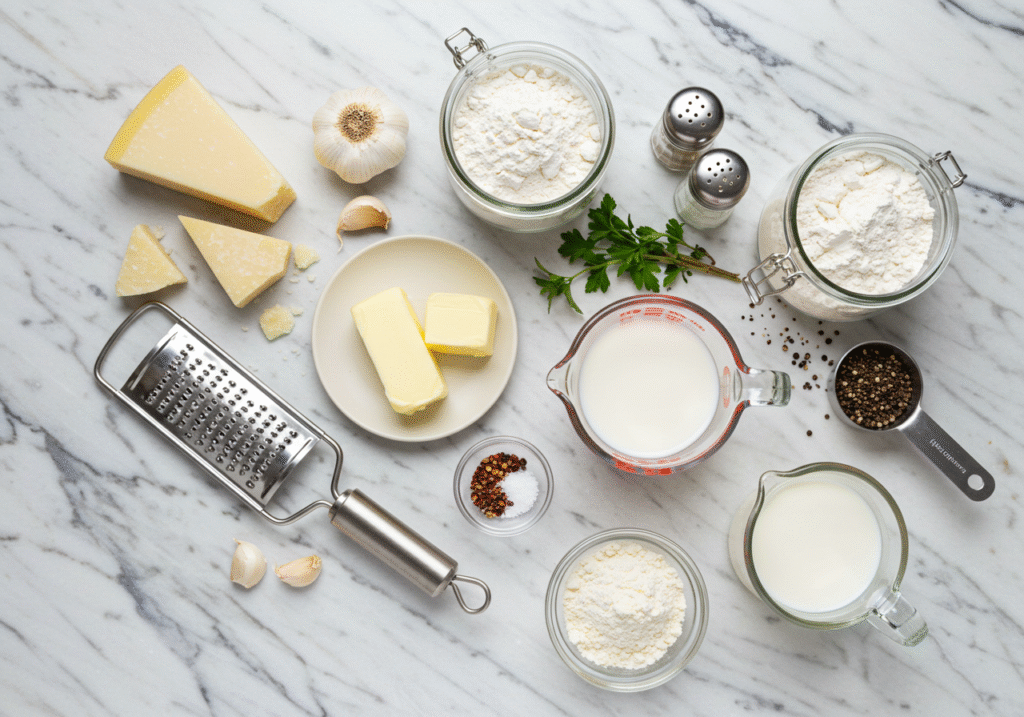 Creamy Pasta Sauce Ingredients