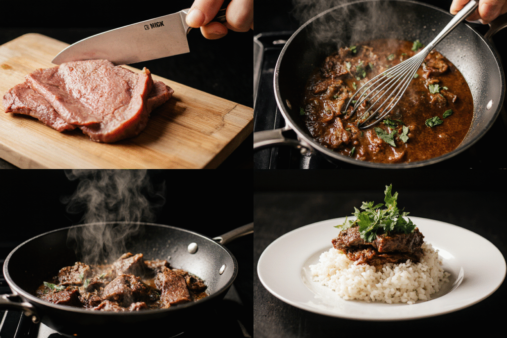 Korean Beef Recipe step by step
