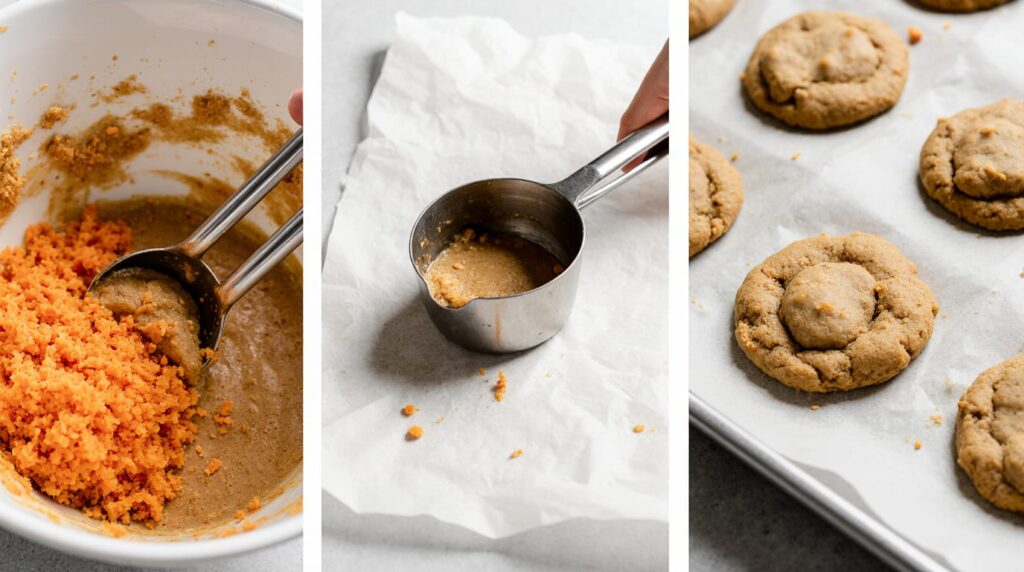 Carrot Cake Cookies step by step