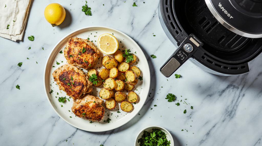 Airfryer Lemon Greek Chicken 